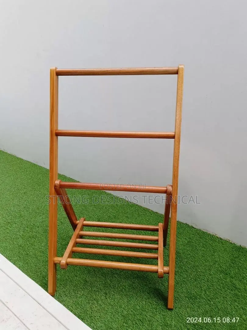 Wooden Hanger Stand.
