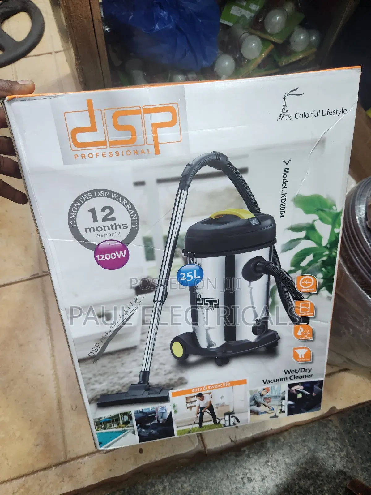DSP Vacuum Cleaner 25l Wet and Dry
