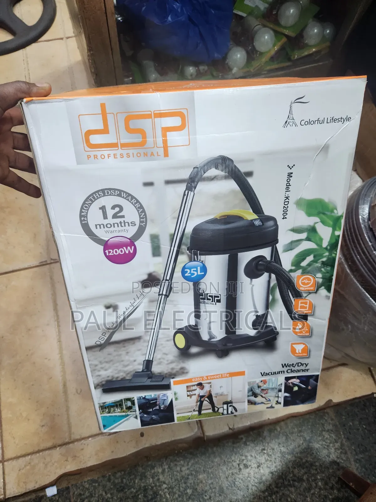 DSP Vacuum Cleaner 25l Wet and Dry