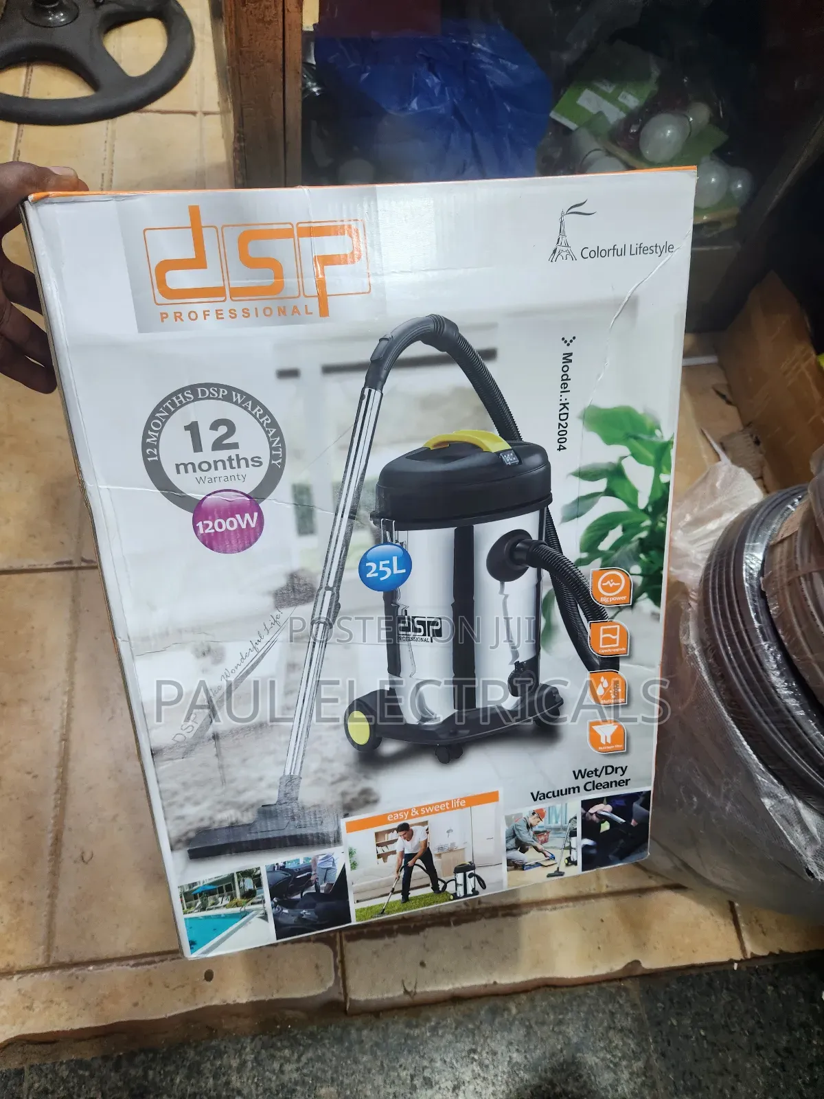 DSP Vacuum Cleaner 25l Wet and Dry