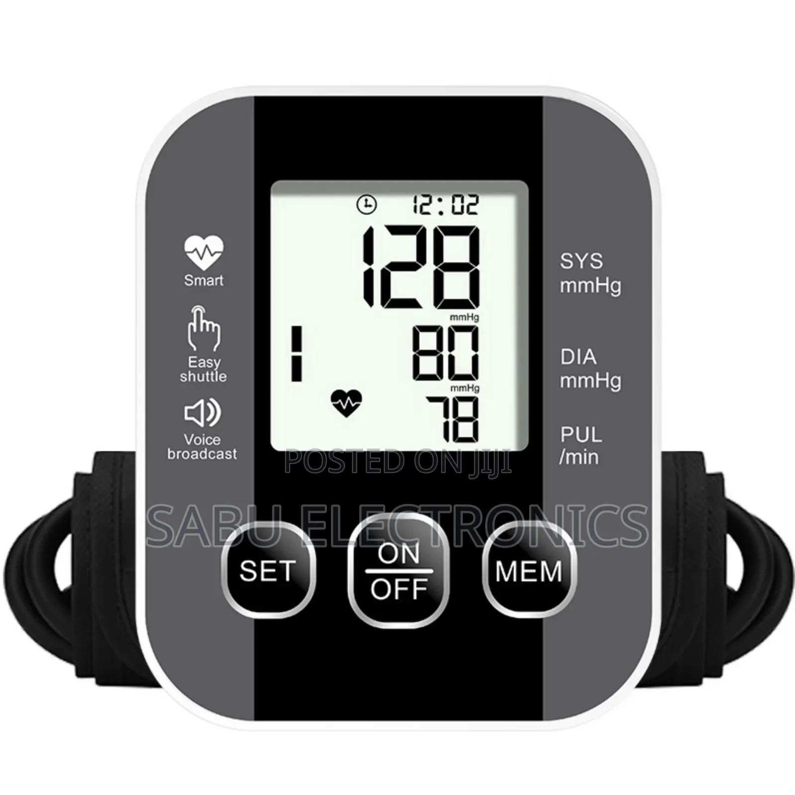 Smart Electronic Blood Pressure Monitor – Arm Type – Memory Function
