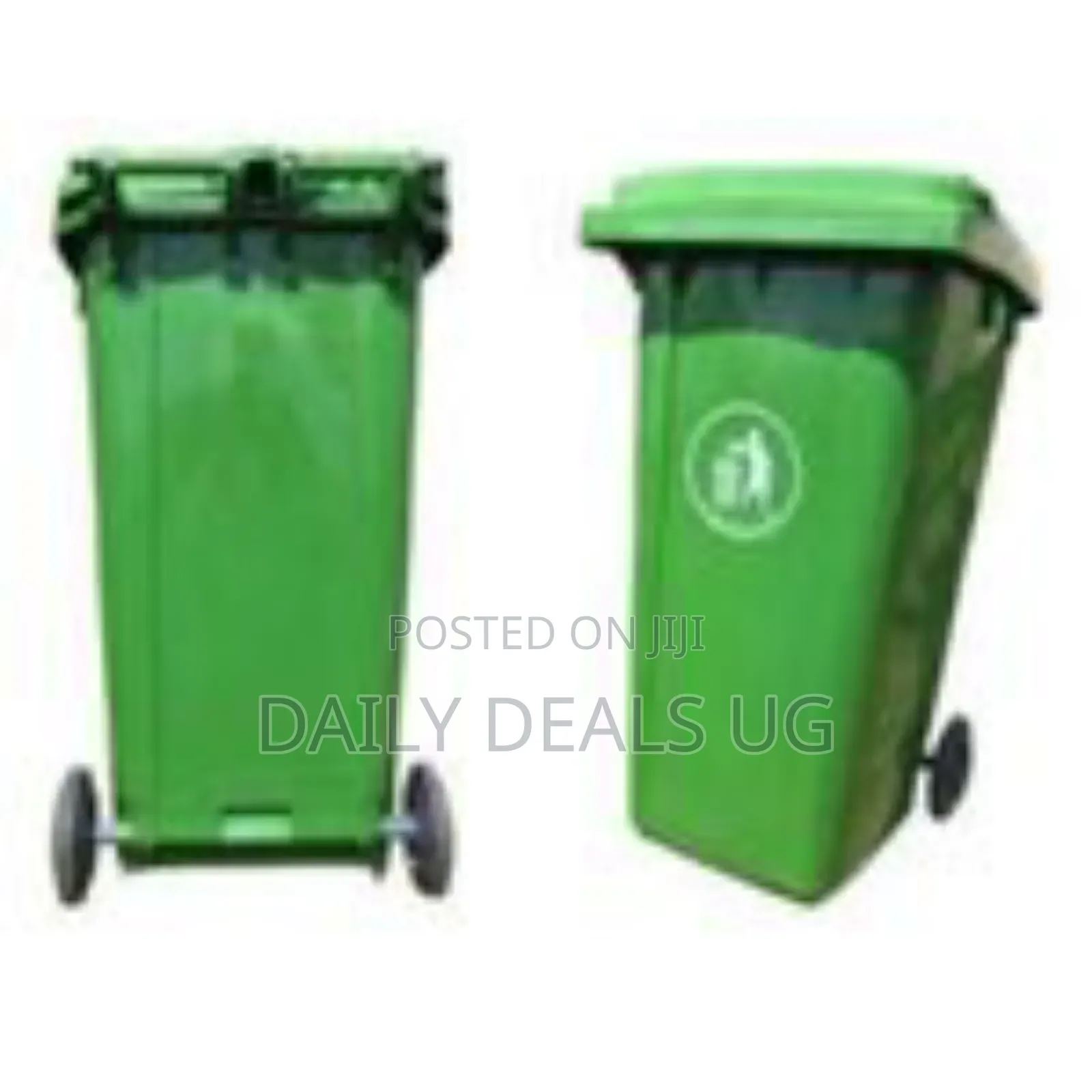 240 Litres Commercial Outdoor Large Plastic Trash Dust Bin With Wheel