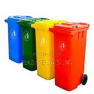 240 Litres Commercial Outdoor Large Plastic Trash Dust Bin With Wheel