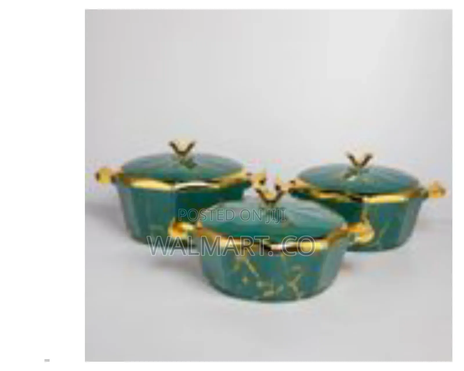 Luxury 3 Pieces 2.1l,2.6l,3.1l Hot Pot Food Warmer-Multicolor