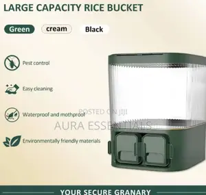 Large-Capacity Rice or Dry Food Dispenser