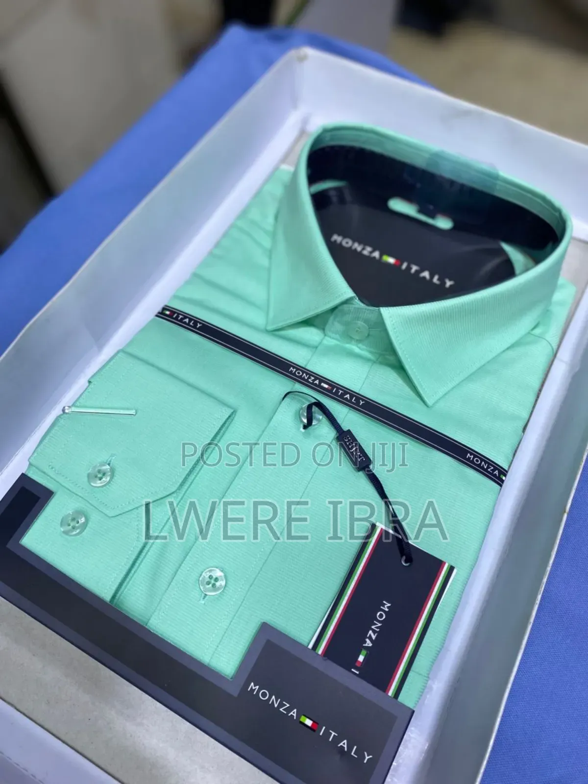 Plain Skyblue Office Shirts