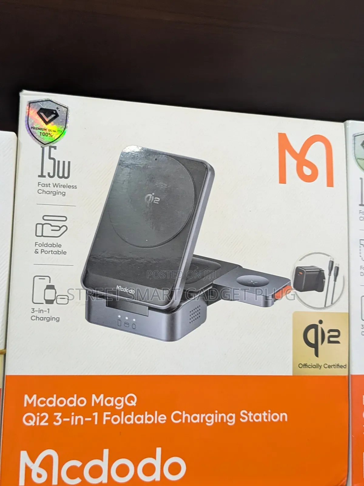 McDodo 3in1 Wireless Charging Dock 18watts Pd