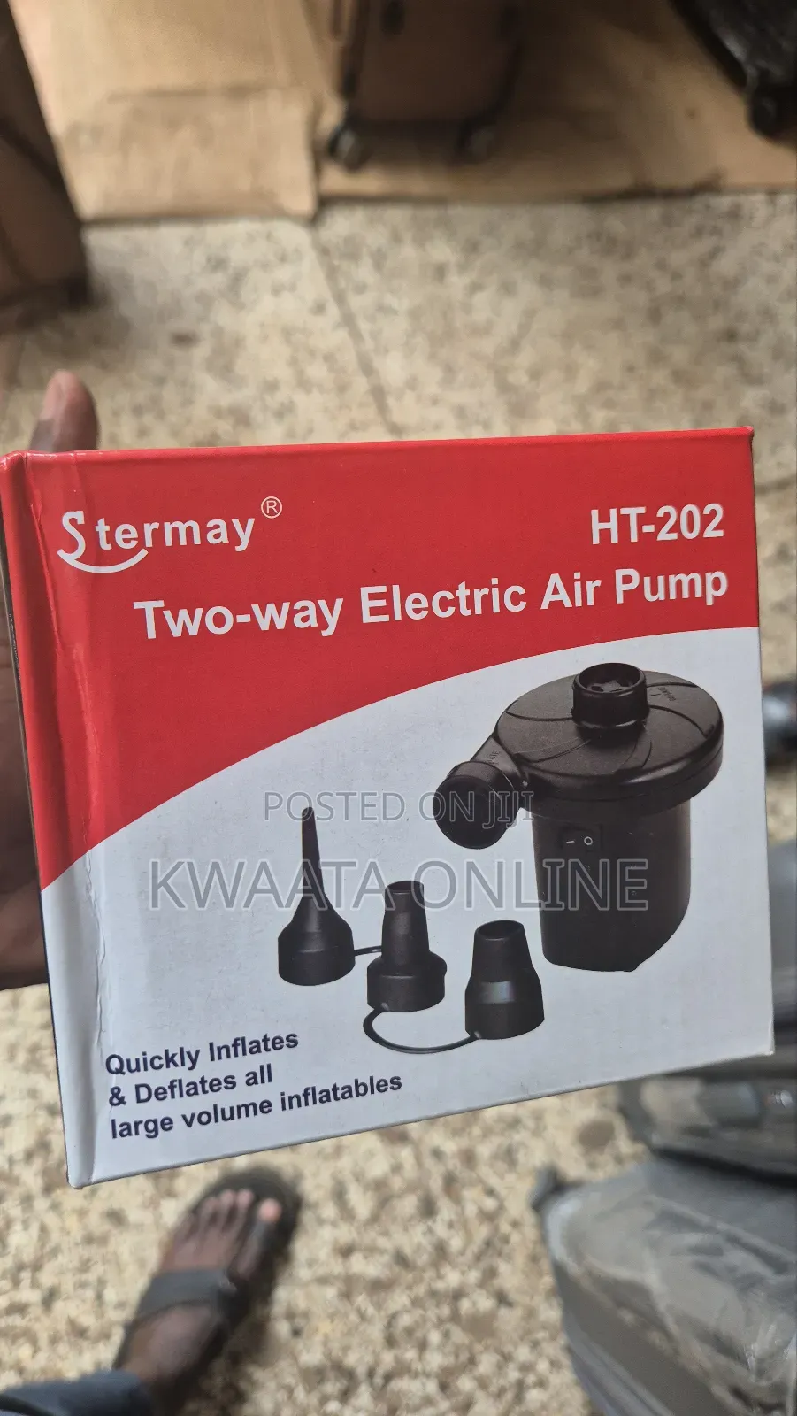Stermay Ac Two Way Electric Air Pump Automatic
