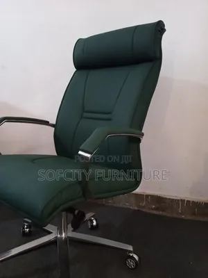 Leather Office Chair Executive Office Chair High Back Army Green