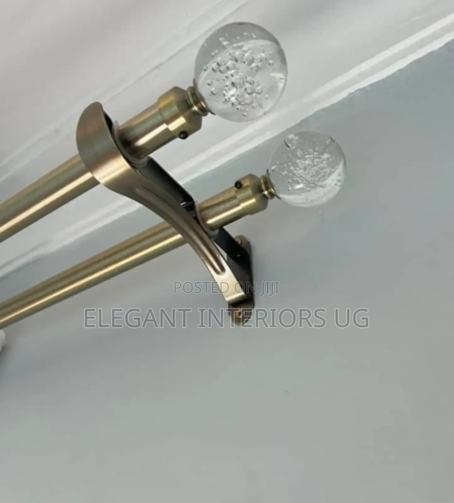 Elegant Curtain Rods in Smooth at Favorable Price