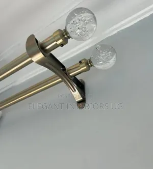 Elegant Curtain Rods in Smooth at Favorable Price