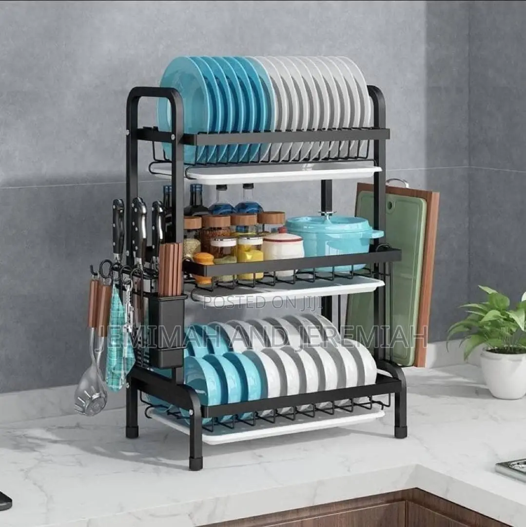 3-Tier Utensil and Dish Organizer