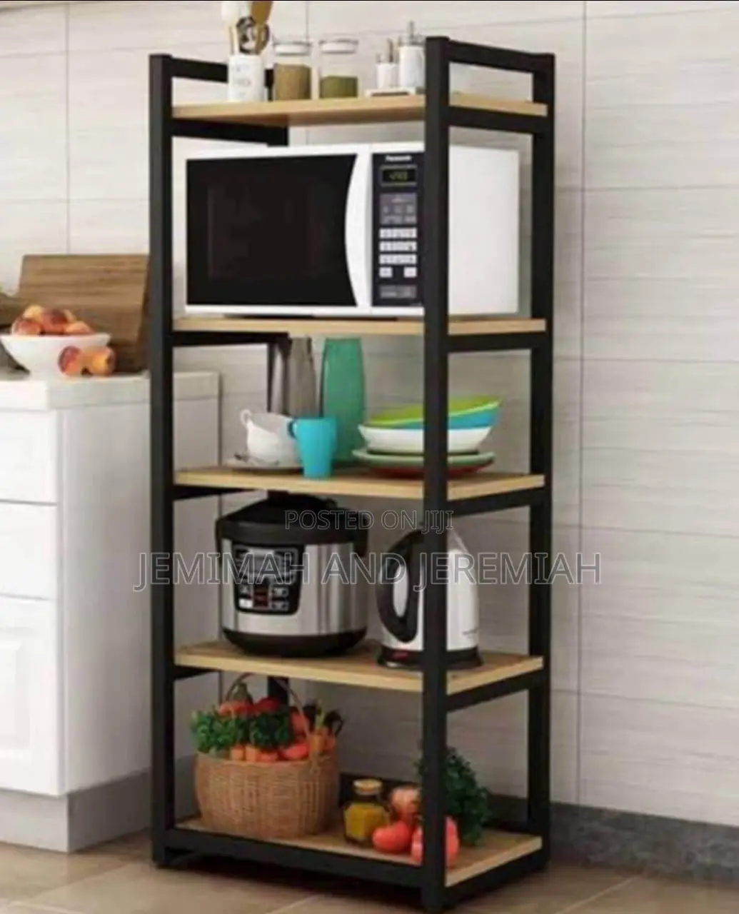 Kitchen Dish and Storage Organizer Rack
