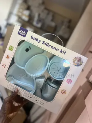 Baby Silicone Feeding Set / 10 Pieces