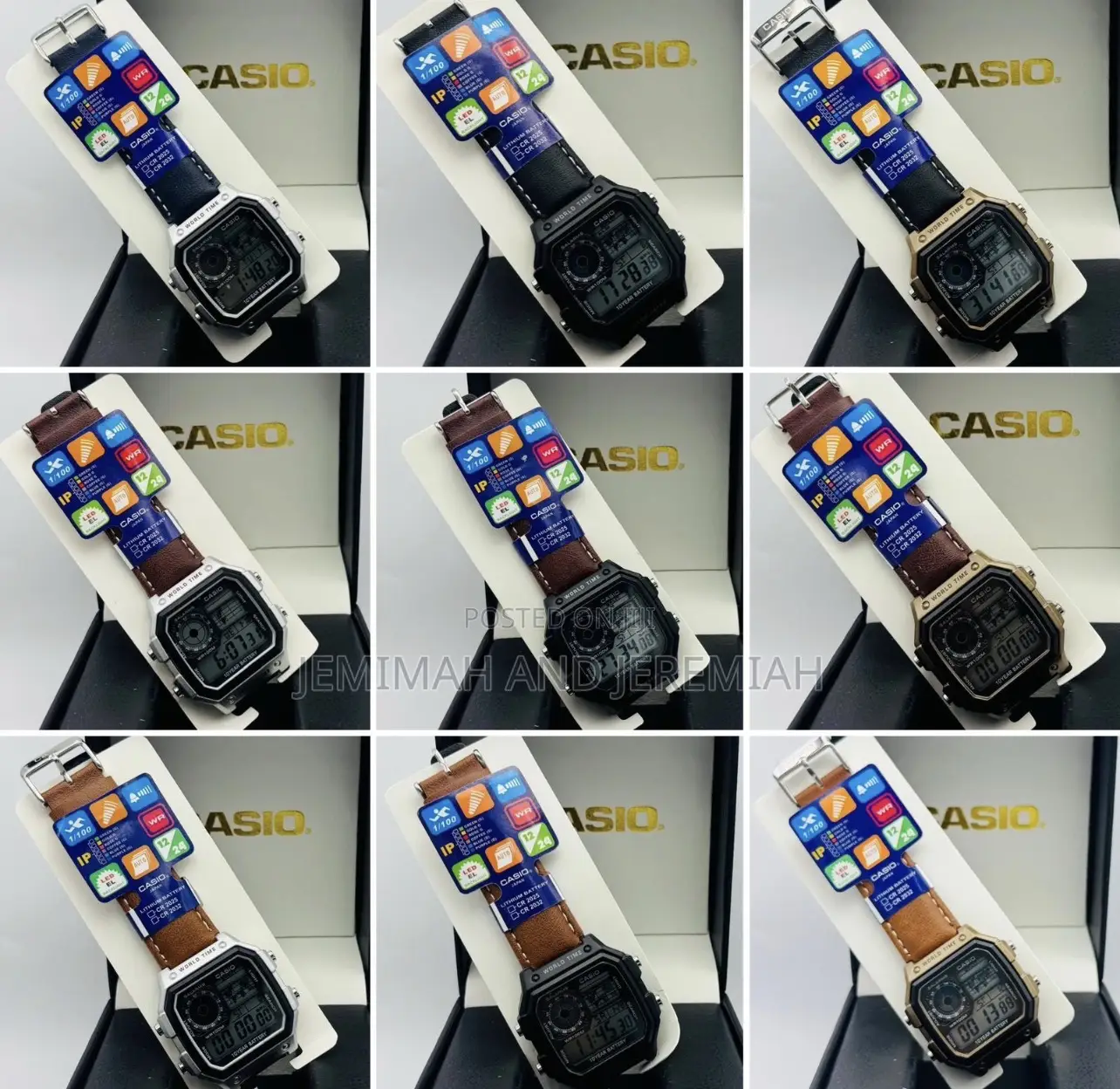 Casio World Time Calus Digital Watch