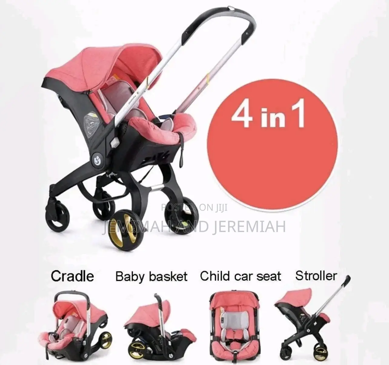 4-in-1 Next Generation Baby Stroller /Rocker/Car Seat/Pram