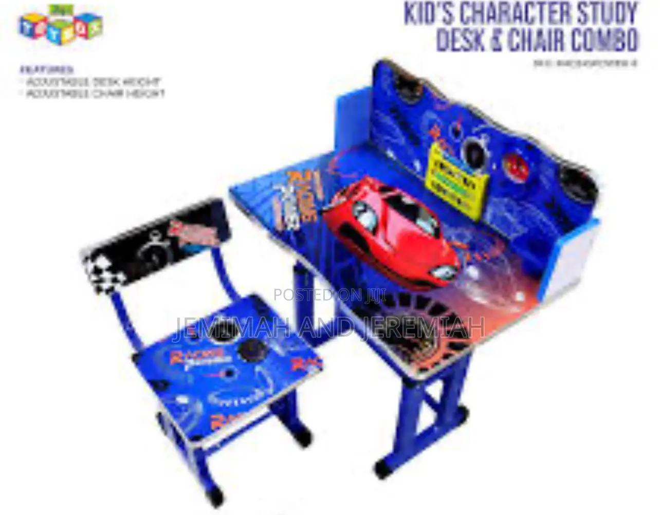 Kids Favorite Cartoon Character Reading Tables With Chair