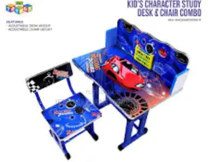 Kids Favorite Cartoon Character Reading Tables With Chair