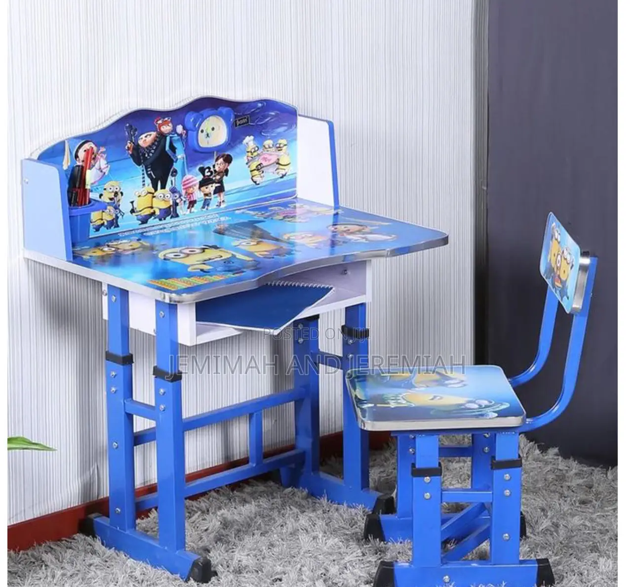 Kids Favorite Cartoon Character Reading Tables With Chair