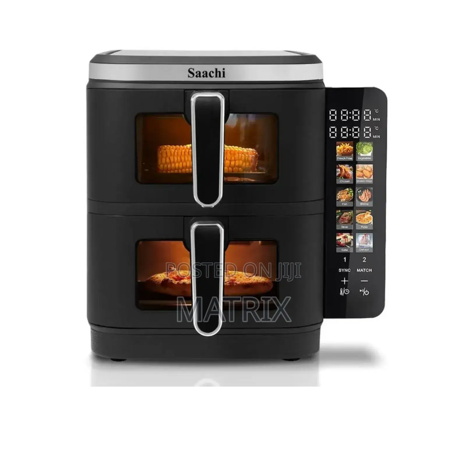 Saachi 11l Double Chamber Digital Air Fryer