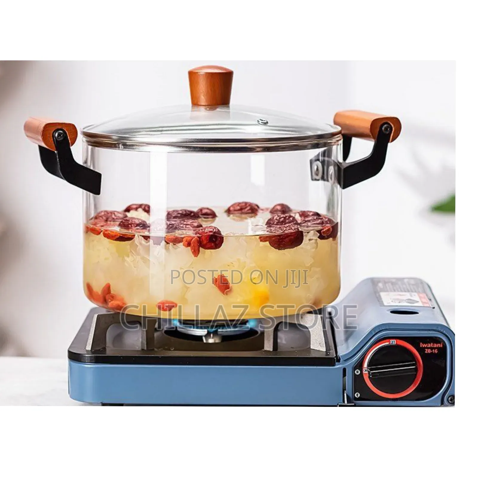 2.5l Glass Cooking Pot.