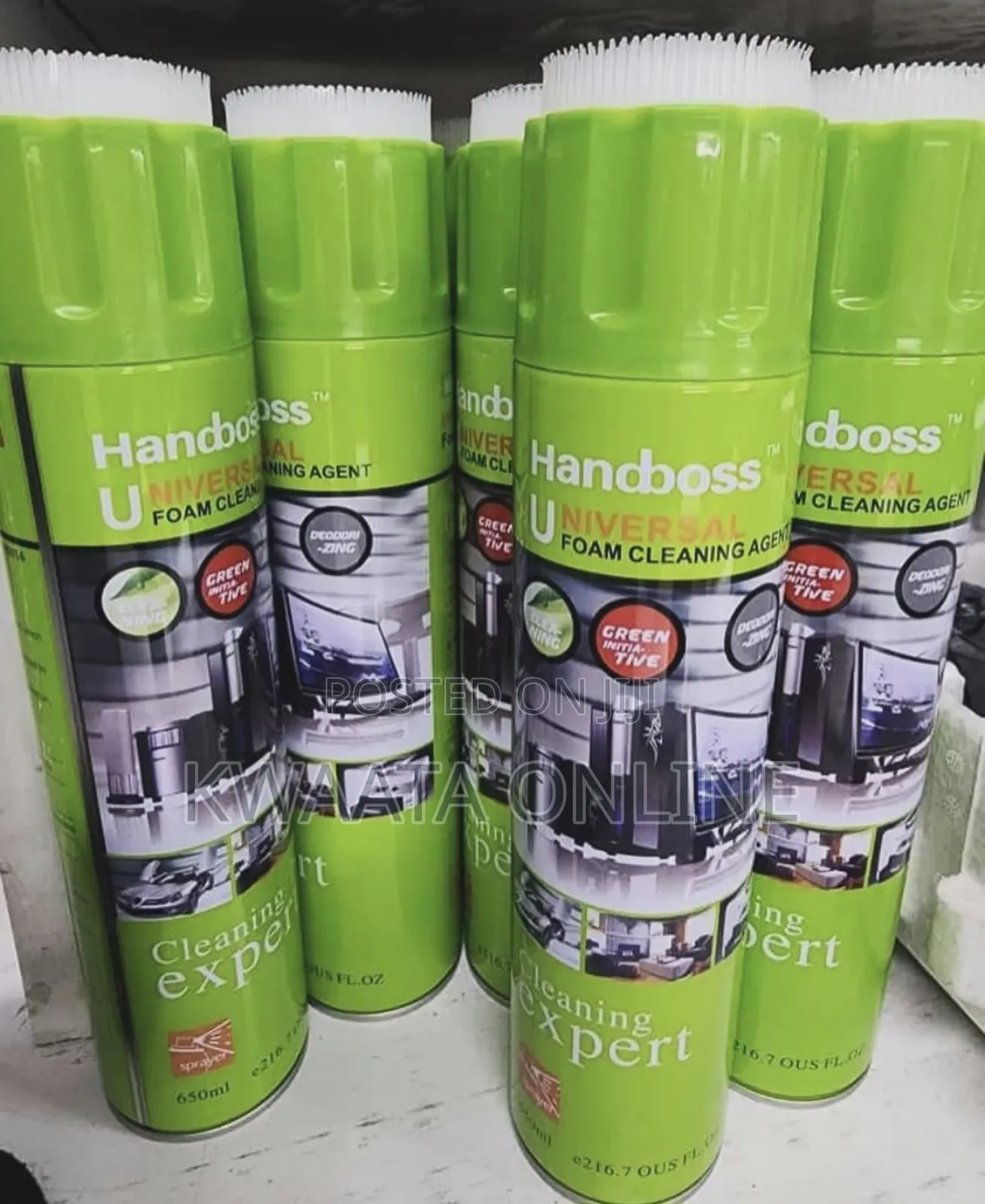Hand Boss
Handboss Spray Foam Cleaner – Powerful Stain Dust Remover