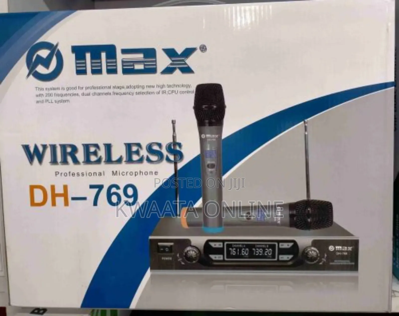 Omax Dh-769 Wireless Professional Microphone Public Address
System