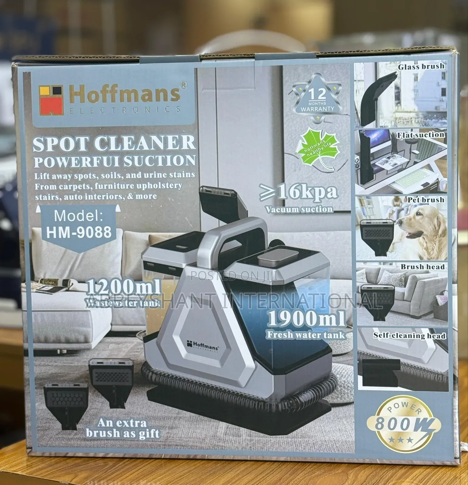Carpet Cleaner Electric Wet and Dry Portable Carpet /Spot Cleaner