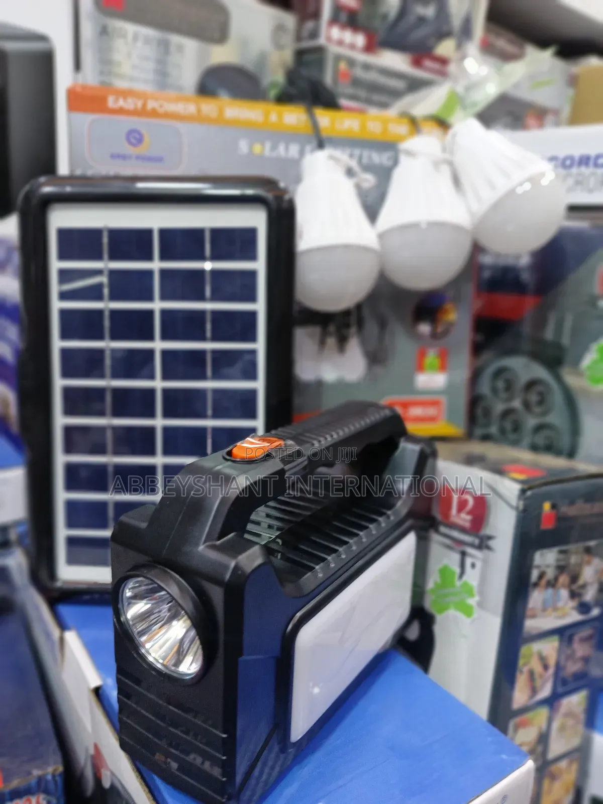 Solar Lightening Kit/3 Bulbs, Battery Solar Light