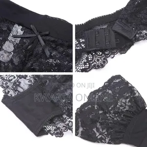 Bra, Garter Belt, Shorts, Stockings, 4-piece Set, Sexy Lingerie Set