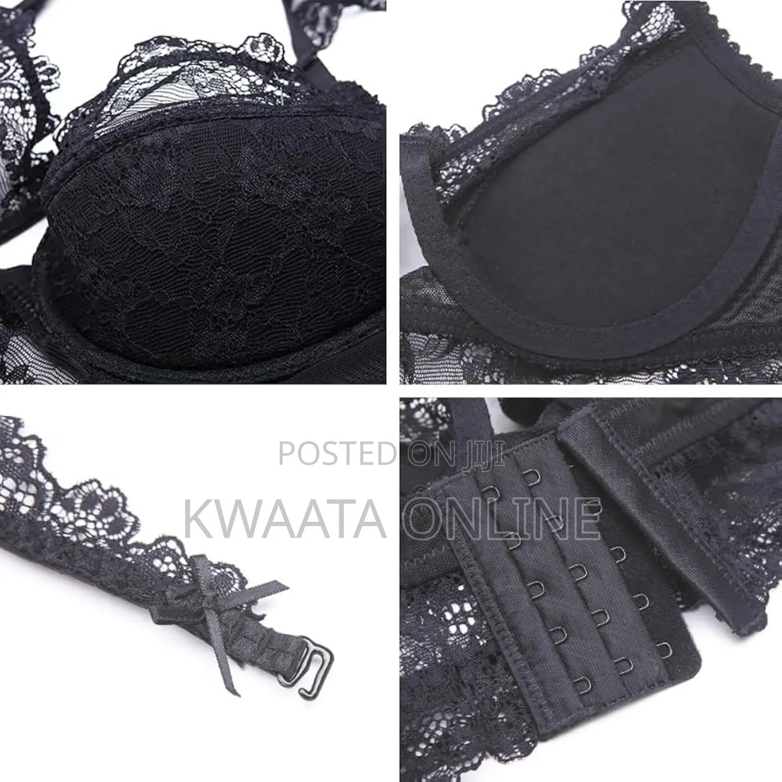 Bra, Garter Belt, Shorts, Stockings, 4-piece Set, Sexy Lingerie Set