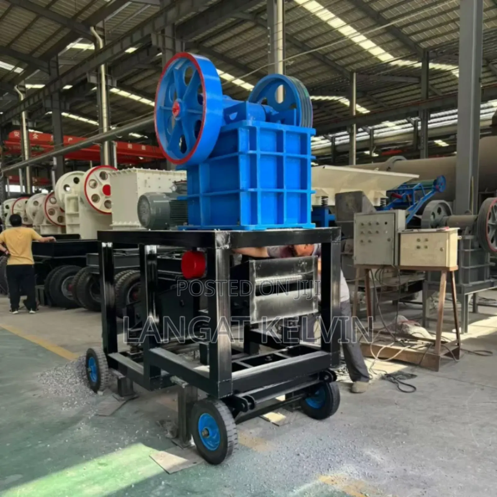 250 X 400 Portable Diesel Stone Jaw Crusher With Diesel Engine