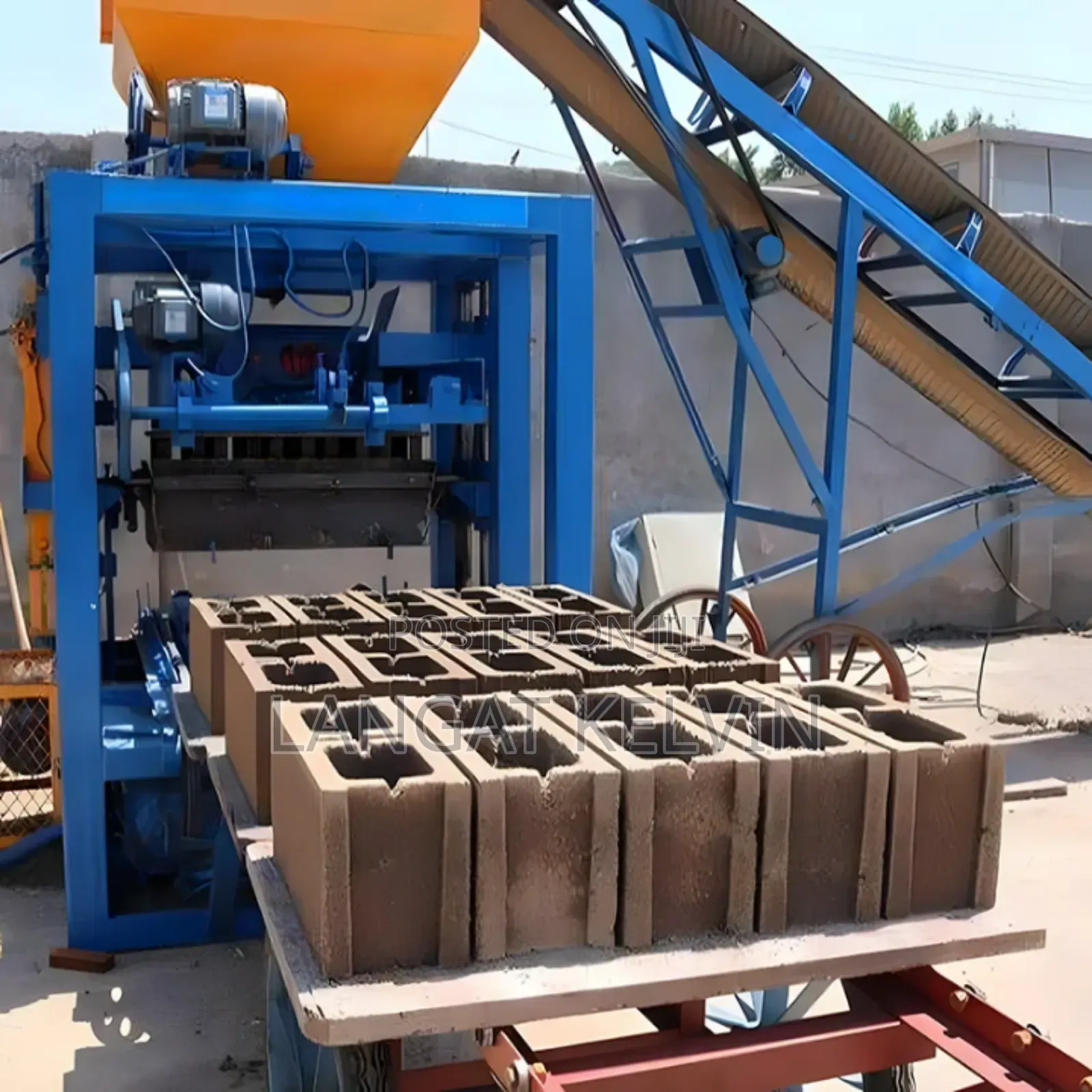 Qt4- 15 Automatic Hydraulic Block Concrete Paver Making Machine