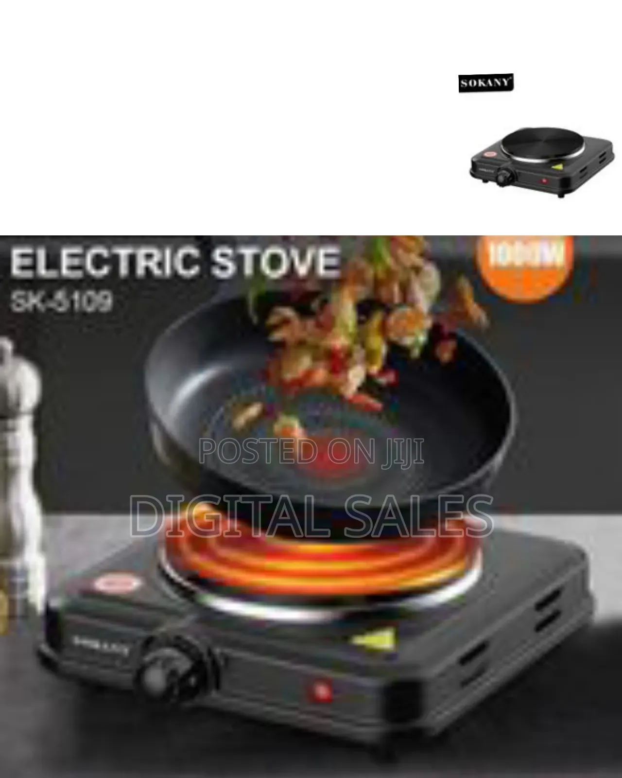Sokany Eye Flat Single Electric Stove High Fire Power 5 Gear