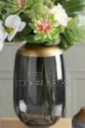 Glass Bowl, Flower Vase for Table, Living Room Kitchen Decor