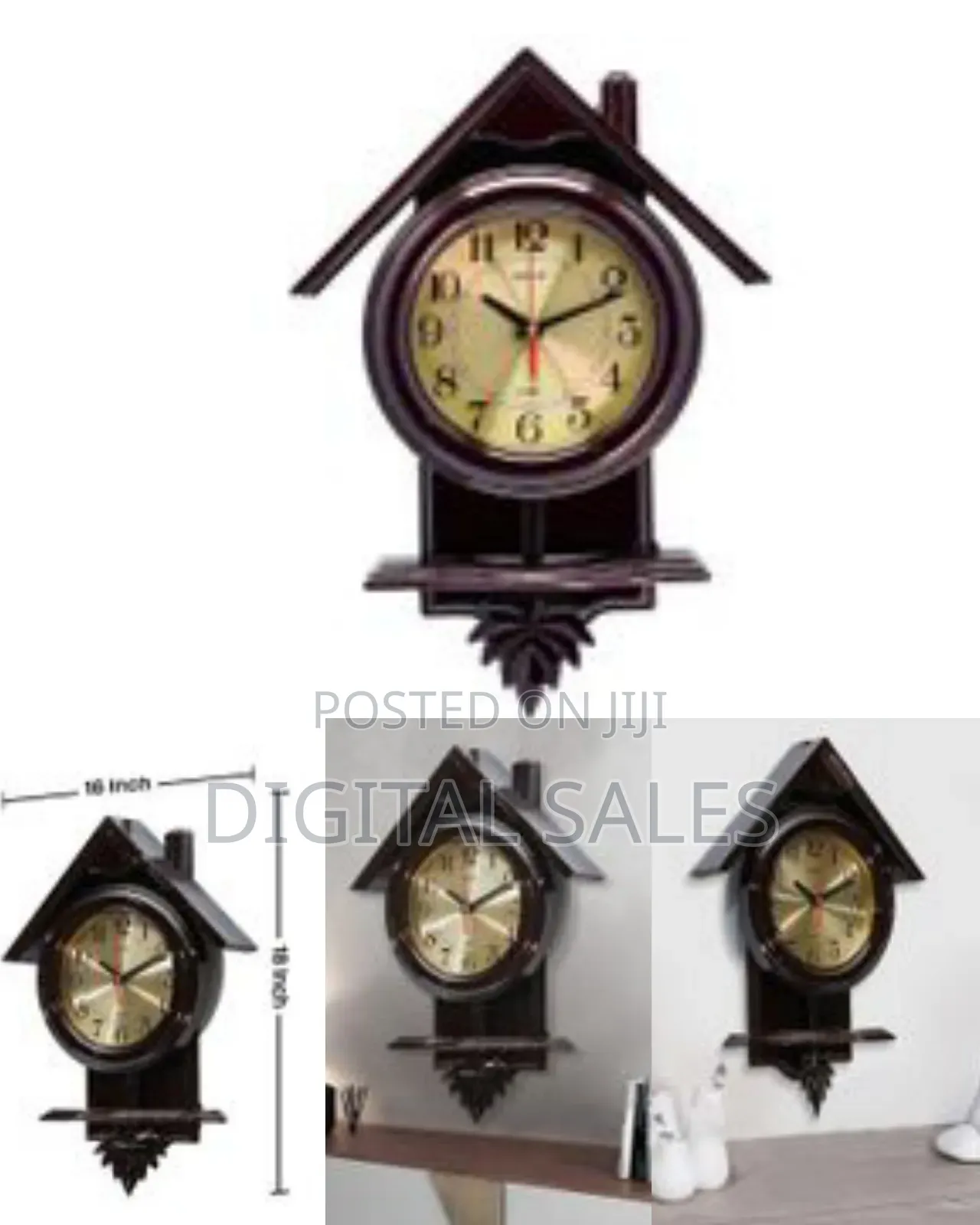 Clock Living Room Bedroom Lovely Children's Room Wall Clock Cartoon