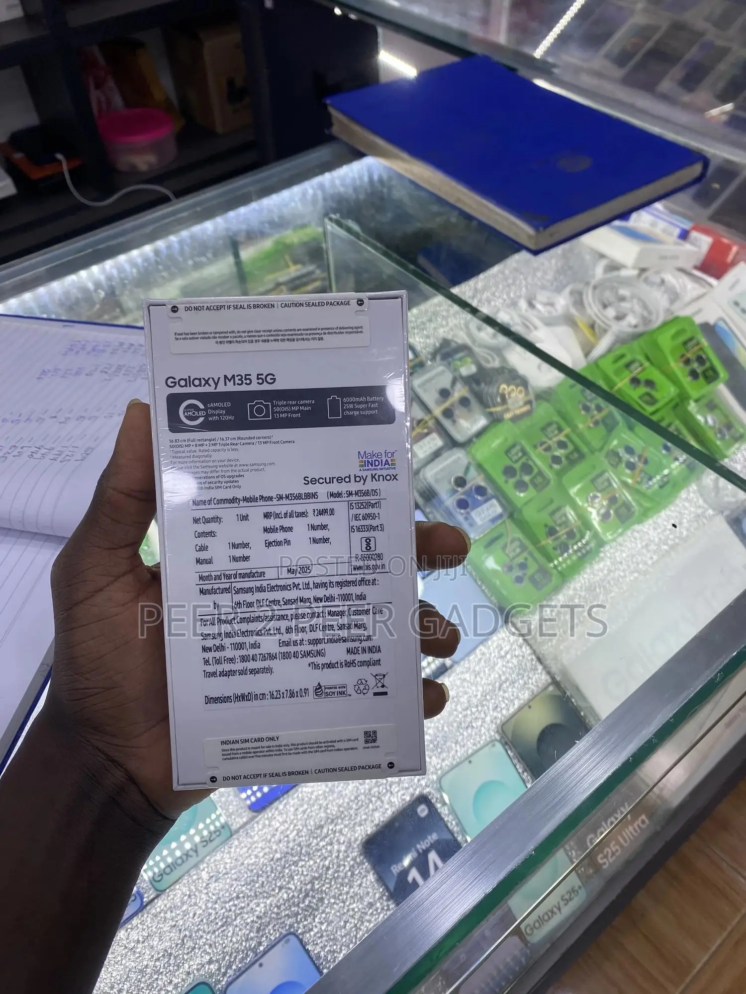 New Samsung Galaxy M35 128 GB Black