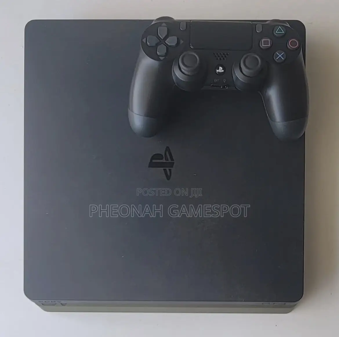 Ps4 Slim Bundle With 2controllers, 20 Hot Games, Ready for Fun Nights!