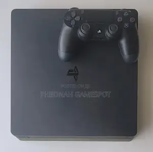 Ps4 Slim Bundle With 2controllers, 20 Hot Games, Ready for Fun Nights!