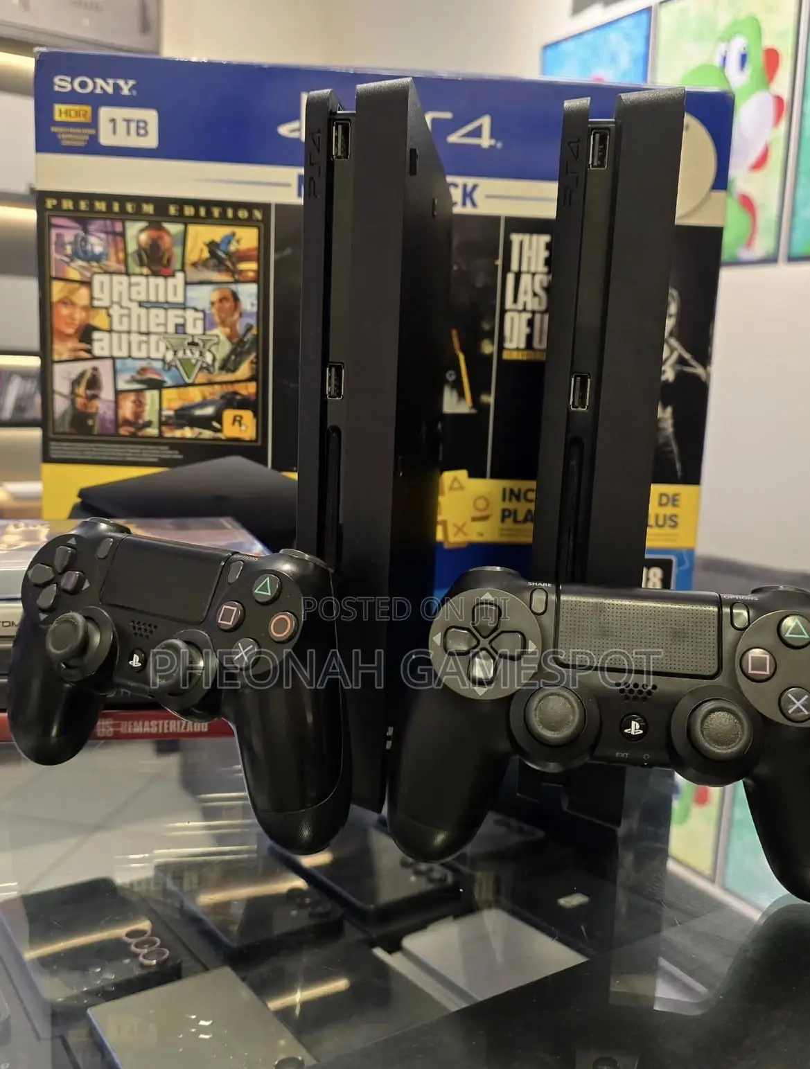 Get Your Ps4 Slim Now, Smooth Gameplay, 2 Pads and 10+ Games Inside!