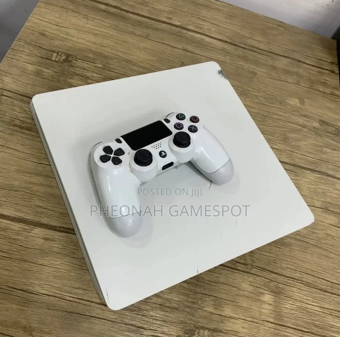 Playstation 4 Slim Console, 2 Controllers, Full Pack of Action Games!