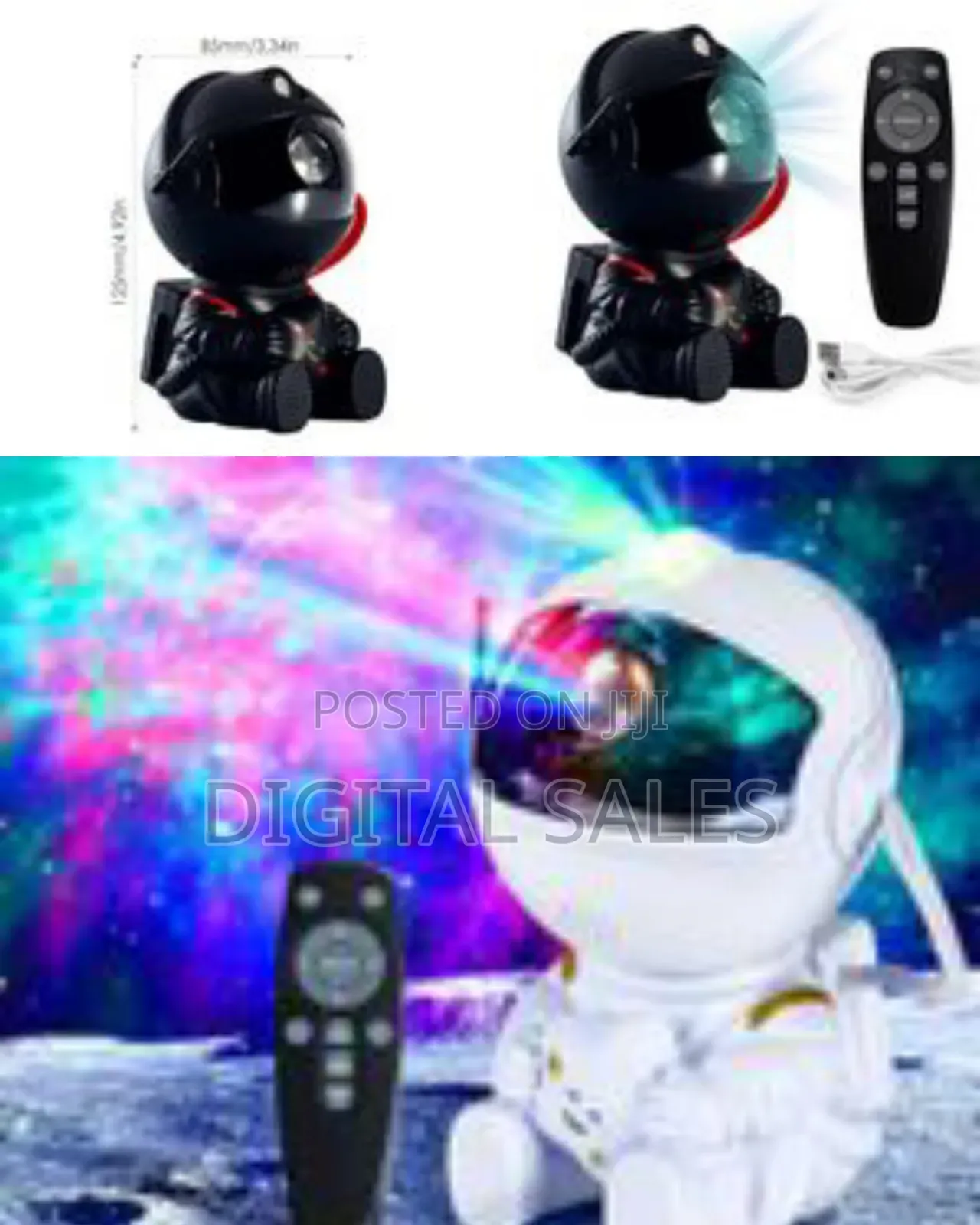 Astronaut Galaxy Star Projector Starry Night Light