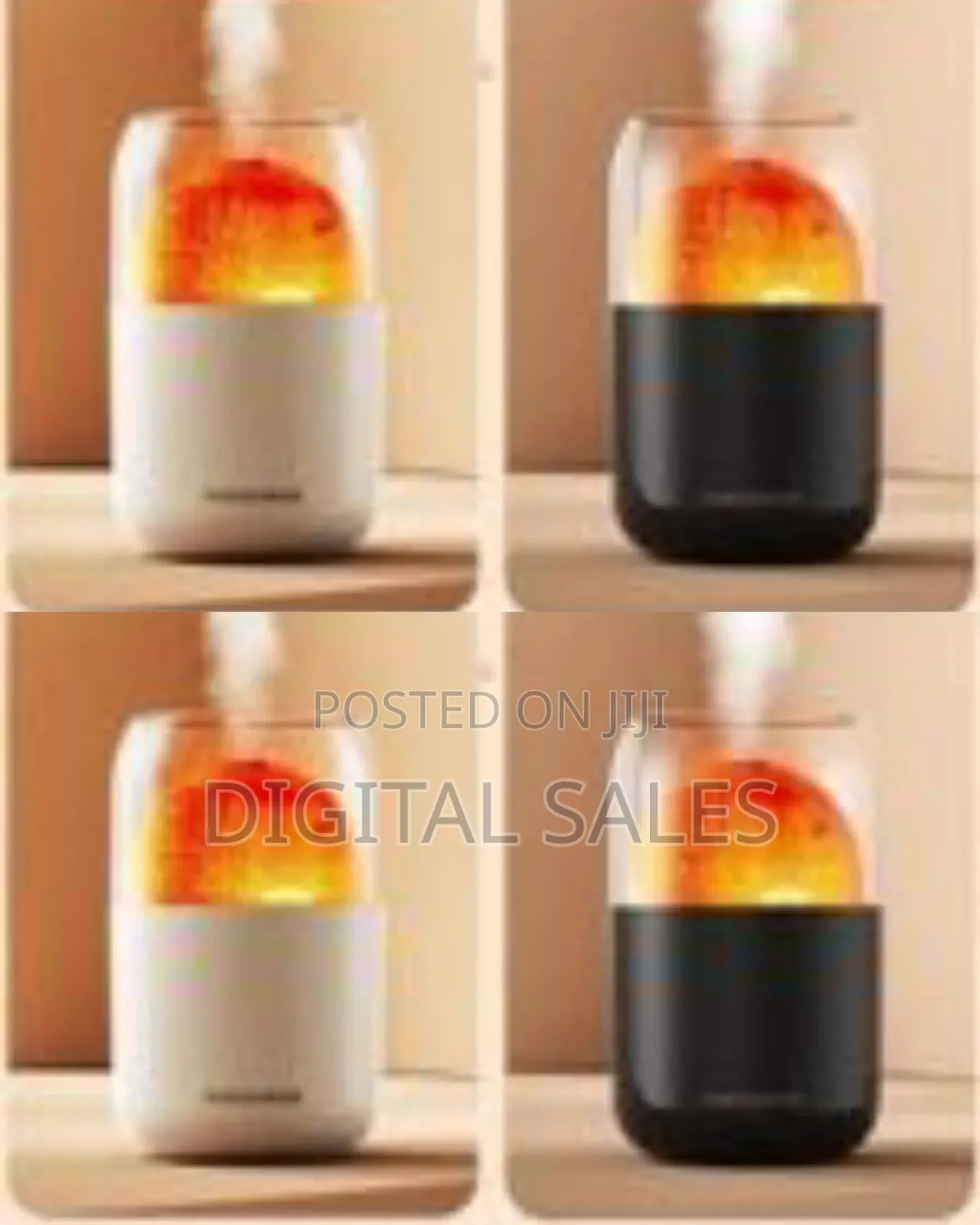 Portable Mini Volcano Humidifier, 300ml Small Cool Mist Humidifier