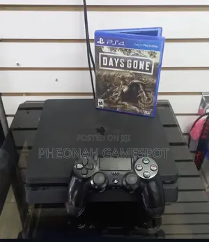 Ps4 Slim Full Gaming Set: Console, 2 Controllers, and 20 Fun Games!