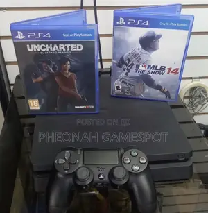 Get This Ps4 Slim With 2 Controllers, Perfect Graphics, 15+ Titles!