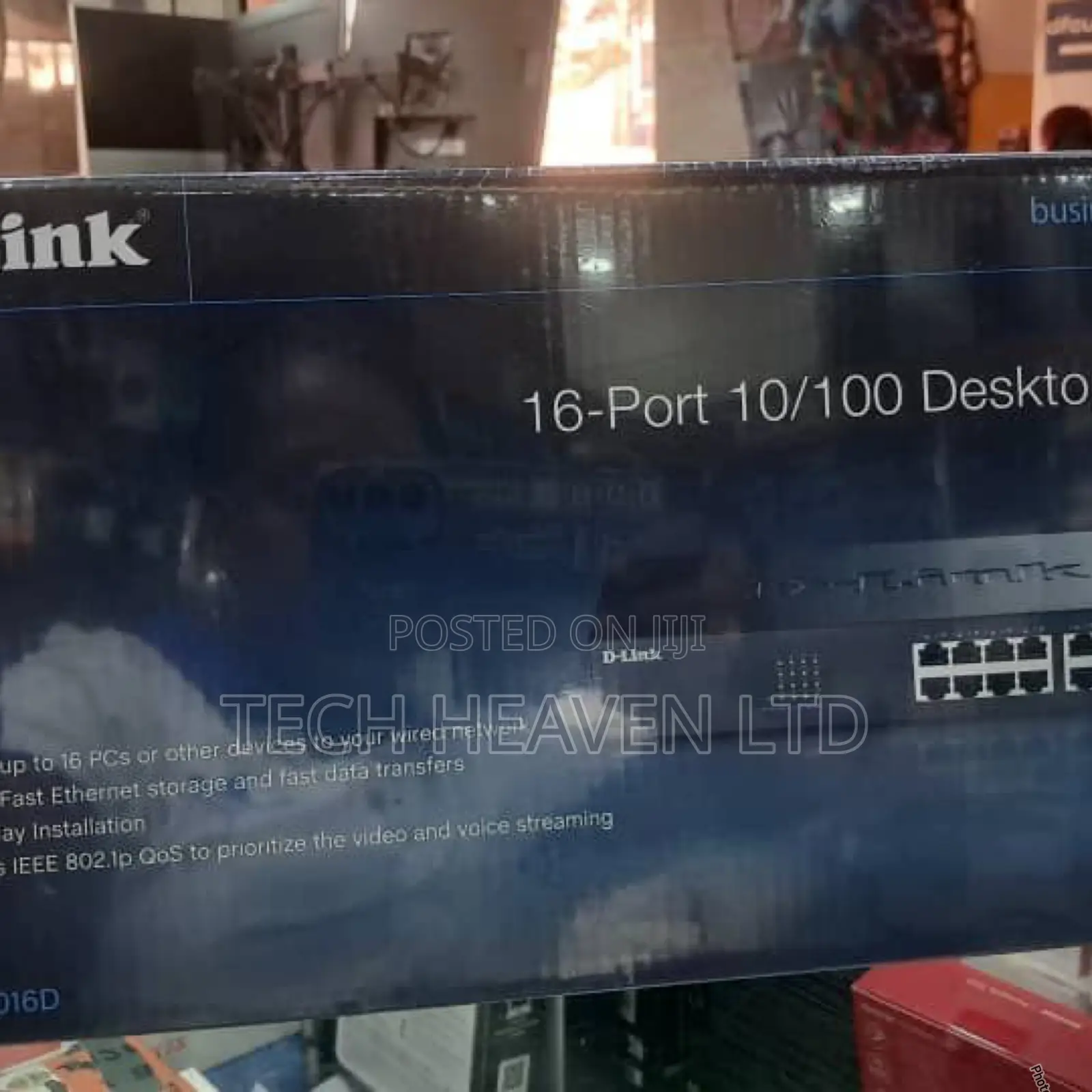 D-Link 16 Port 10/100mbps Desktop Switch