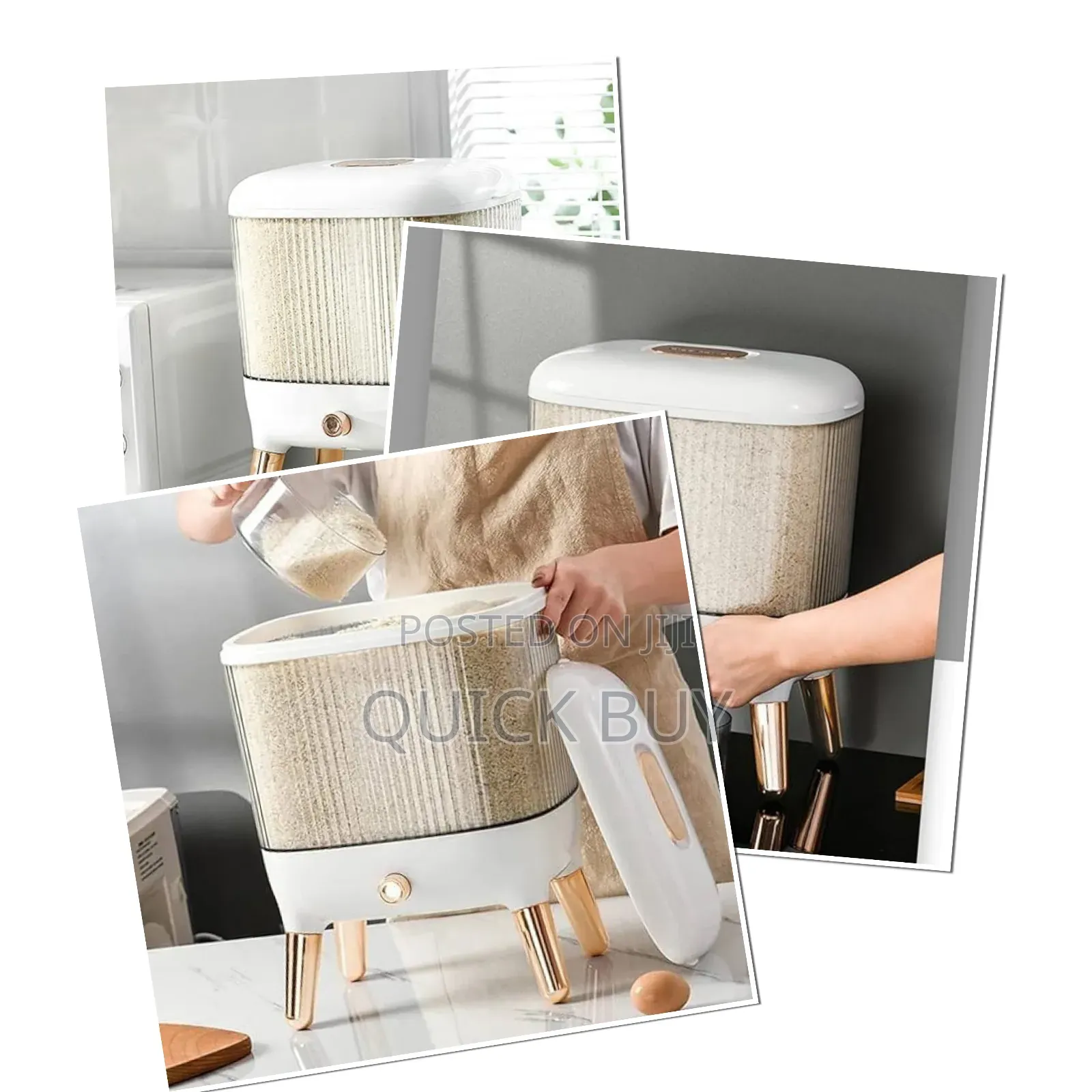 Moisture And Insect Price 5kg Capacity Rice And Cereal Dispenser