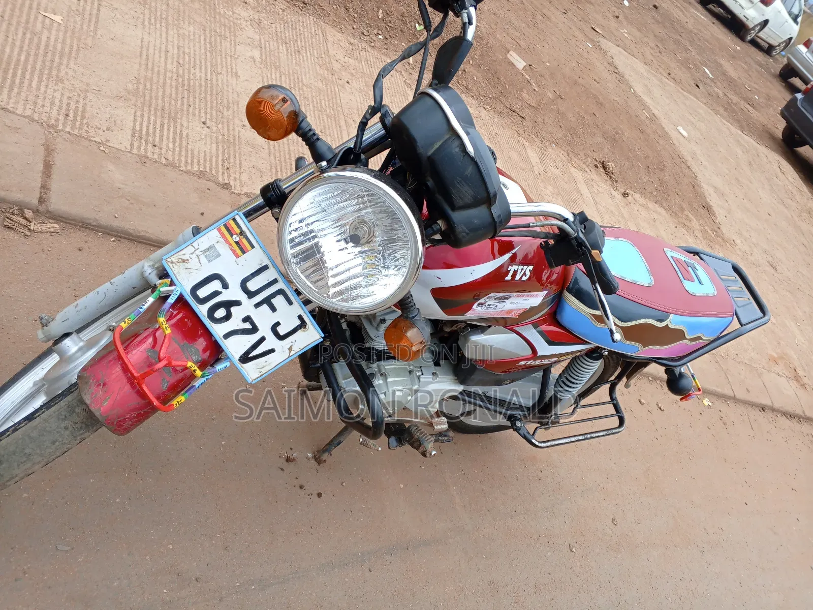 TVS HLX 125 2020 Red