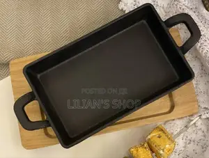 Cast Iron Rectangular Grill Pan