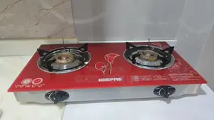 Geepas Double Gas Burner Glass